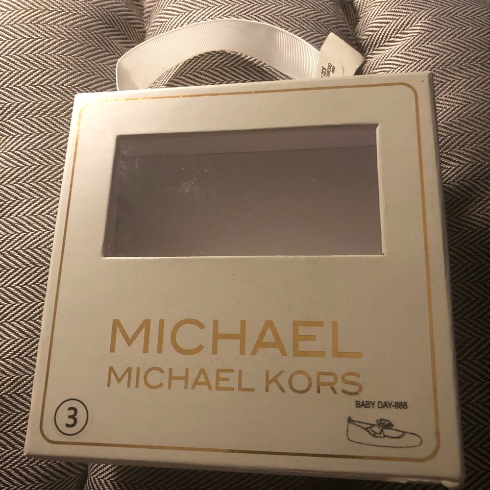 Michael Kors empty baby day size 3 shoe box